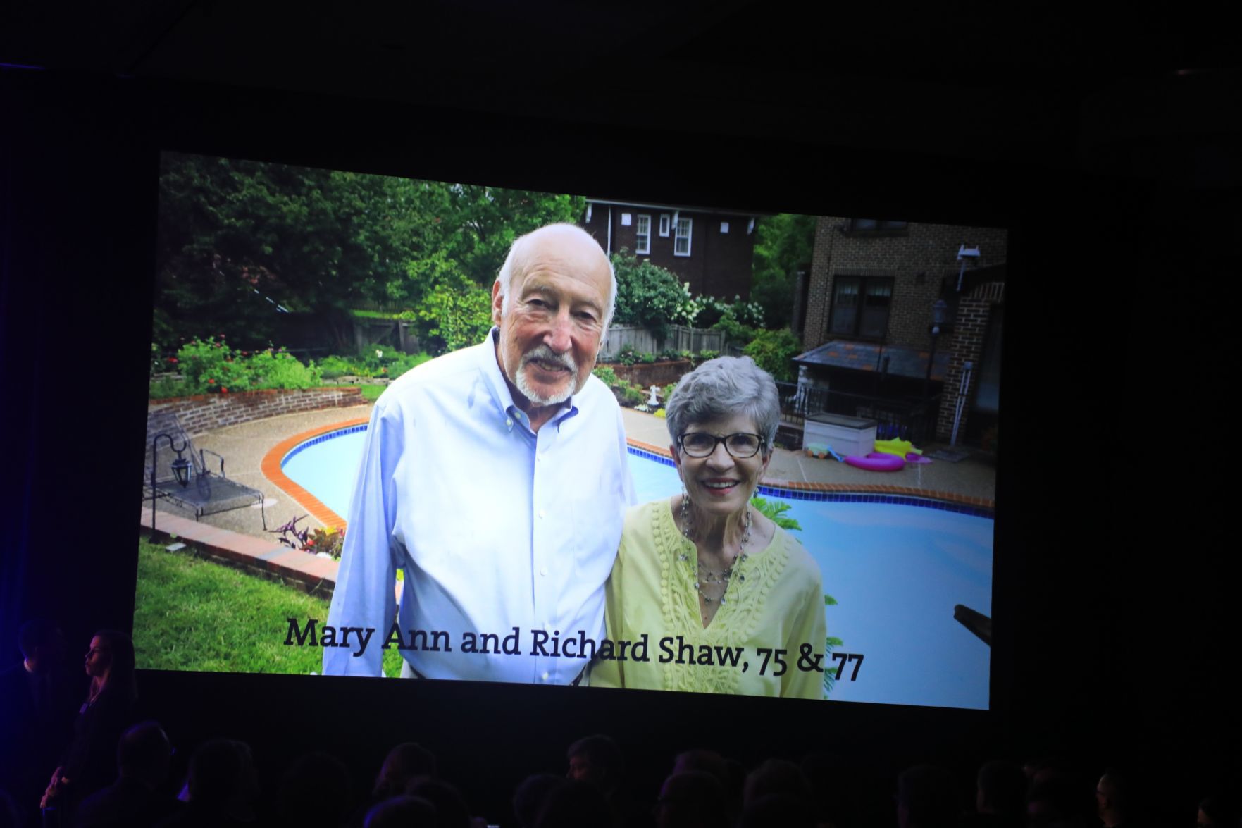 Richard and Mary Ann Shaw, honorees (not present)